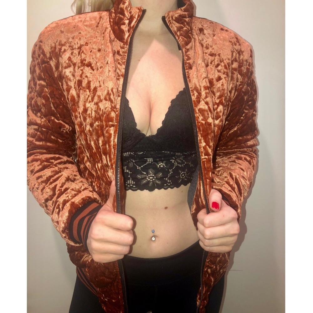 New textured velvet jacket